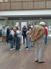 Inauguration de la fresque du hall