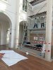 Installation de la fresque