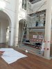 Installation de la fresque