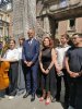 Inauguration Stolperstein - Gérard Morpain